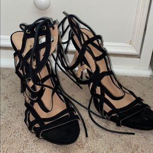 Black Strappy heels